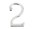 Frelan Hardware Door Furniture Polished Chrome / Numerals / 2 Frelan - 75mm PC Screwfix numeral 2