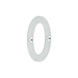 Frelan Hardware Polished Chrome Frelan - 75mm Polished Chrome 0 Screw Fix Numeral
