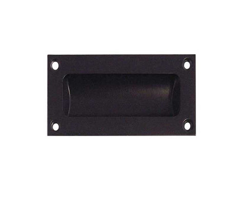 Frelan Hardware Door Furniture Black / Flush Handle / Rectangular Frelan - 75x40mm Flush Pull - Black