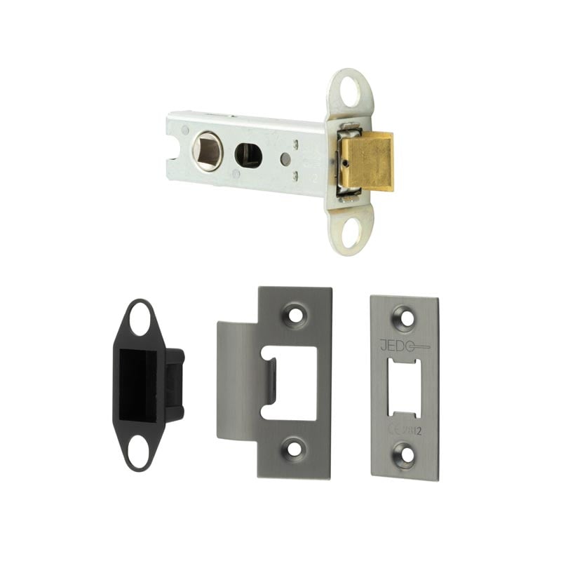 Frelan Hardware Locks & Latches Gun Metal / Tubular Mortice Latch / 3" Frelan - 76mm GM heavy duty tubular latch