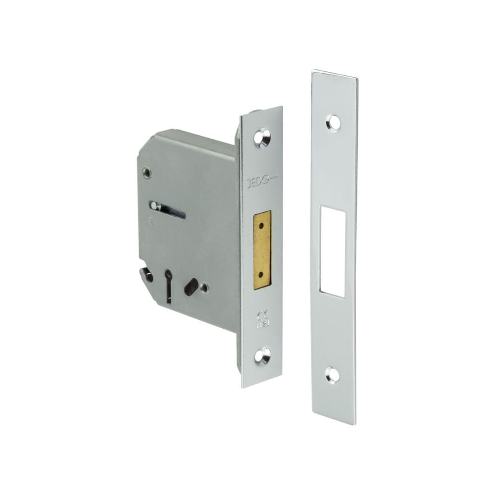 Frelan Hardware Locks & Latches Polished Chrome Frelan - 76mm PC 3 Lever deadlock
