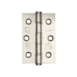 Frelan Hardware Hinges Satin Stainless Steel / Washered Hinges / 3" (76mm) Frelan - 76x50mm Grade 202 Stainless Steel Washered Hinges Grade 7 - SSS