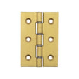 Frelan Hardware Hinges Satin Brass / Washered Hinges / 3" (76mm) Frelan - 76x50x2.5mm SB DPBW hinges