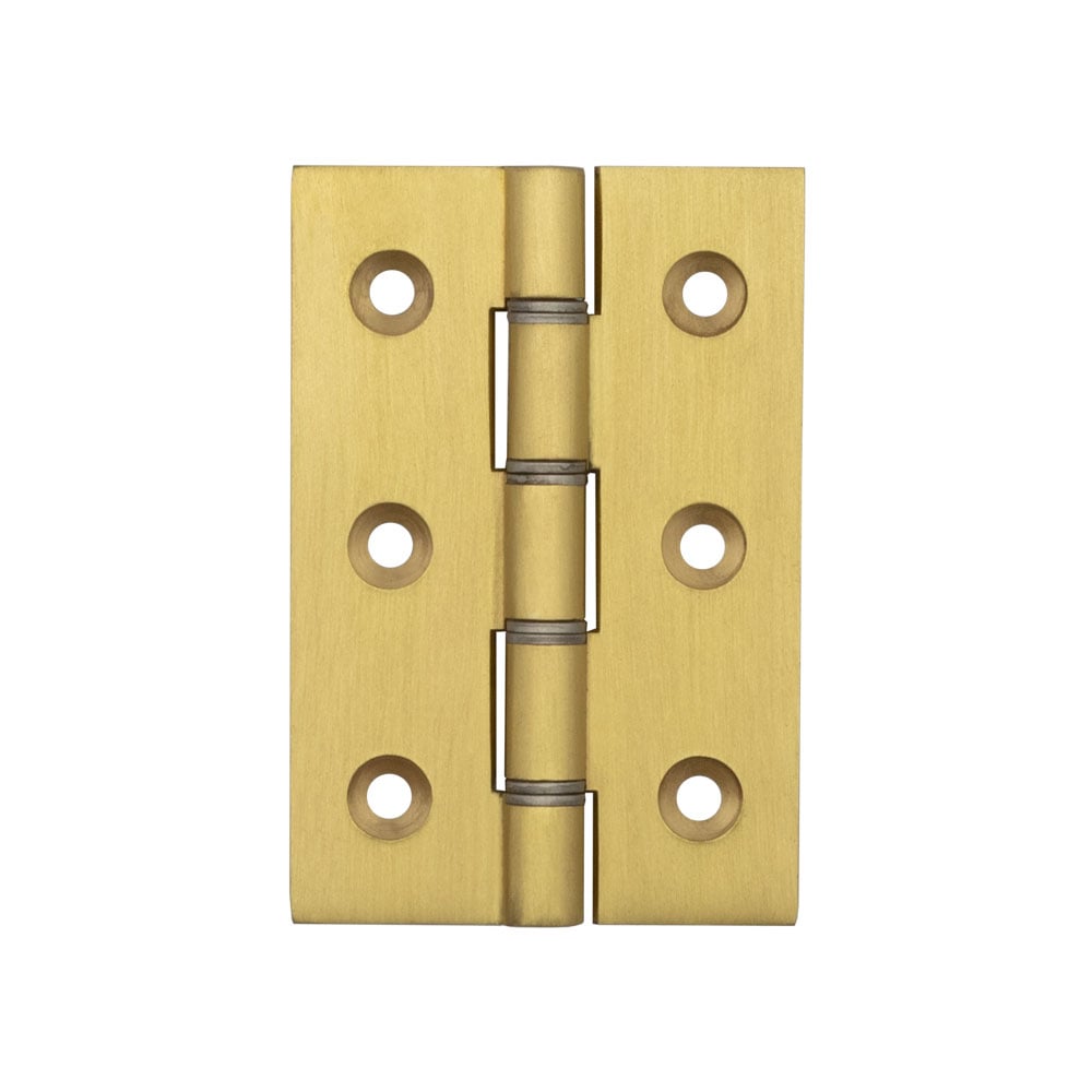 Frelan Hardware Hinges Satin Brass / Washered Hinges / 3" (76mm) Frelan - 76x50x2.5mm SB DPBW hinges