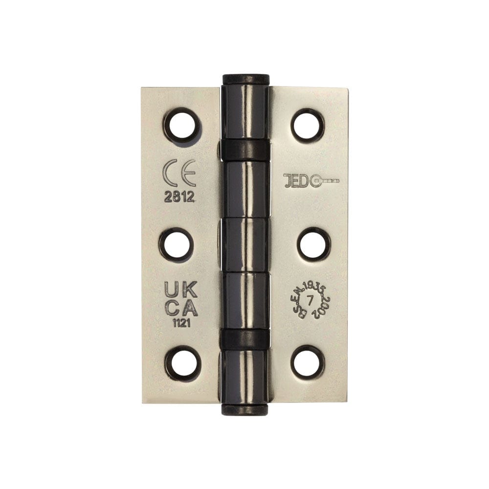 Frelan Hardware Black Nickel Frelan - 76x50x2mm BN Steel ball bearing hinge Grade 7