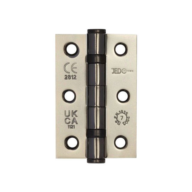 Frelan Hardware Black Nickel Frelan - 76x50x2mm BN Steel ball bearing hinge Grade 7