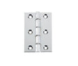 Frelan Hardware Hinges Polished Chrome / Washered Hinges / 3" (76mm) Frelan - 76x50x3mm PC DPBW Hinge