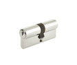 Frelan Hardware Locks & Latches Polished Chrome / Euro Double Cylinders / 40 x 40mm Frelan - 80mm PC Euro double cyl KA 62134