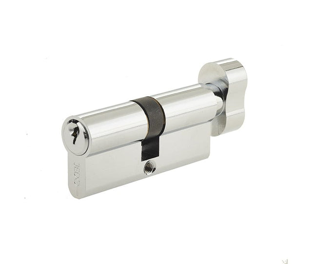 Frelan Hardware Locks & Latches Polished Chrome / Euro Cylinder & Turn / 45 x 45mm Frelan - 90mm PC Euro cyl & turn