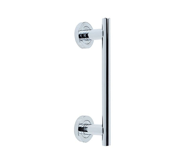 Frelan Hardware Door Furniture Polished Chrome / Pull Handles (Face Fix) Frelan - Ascot 225mm Pull Handle - Polished Chrome