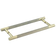 Frelan Hardware Door Furniture Antique Brass / Back to Back Fixing Pack Frelan Bari Pull Handle 300mm Back to Back - Antique Brass