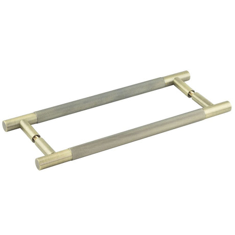 Frelan Hardware Door Furniture Antique Brass / Back to Back Fixing Pack Frelan Bari Pull Handle 300mm Back to Back - Antique Brass
