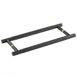 Frelan Hardware Door Furniture Matt Black / Back to Back Fixing Pack Frelan Bari Pull Handle 300mm Back to Back - Matt Black