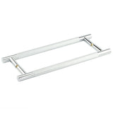 Frelan Hardware Door Furniture Polished Chrome / Back to Back Fixing Pack Frelan Bari Pull Handle 300mm Back to Back - Polished Chrome