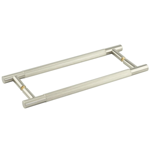 Frelan Hardware Door Furniture Satin Nickel / Back to Back Fixing Pack Frelan Bari Pull Handle 300mm Back to Back - Satin Nickel