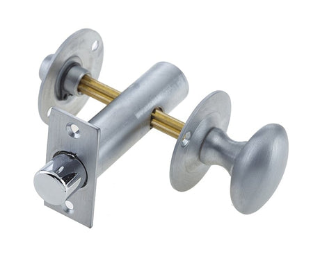 Frelan Hardware Door Furniture Satin Chrome / No Frelan - Bathroom Bolt c/w Mortice Bolt - Satin Chrome