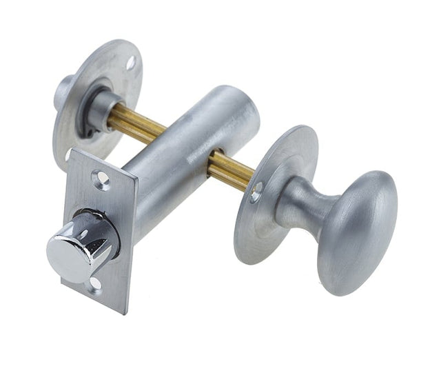 Frelan Hardware Door Furniture Satin Chrome / No Frelan - Bathroom Bolt c/w Mortice Bolt - Satin Chrome