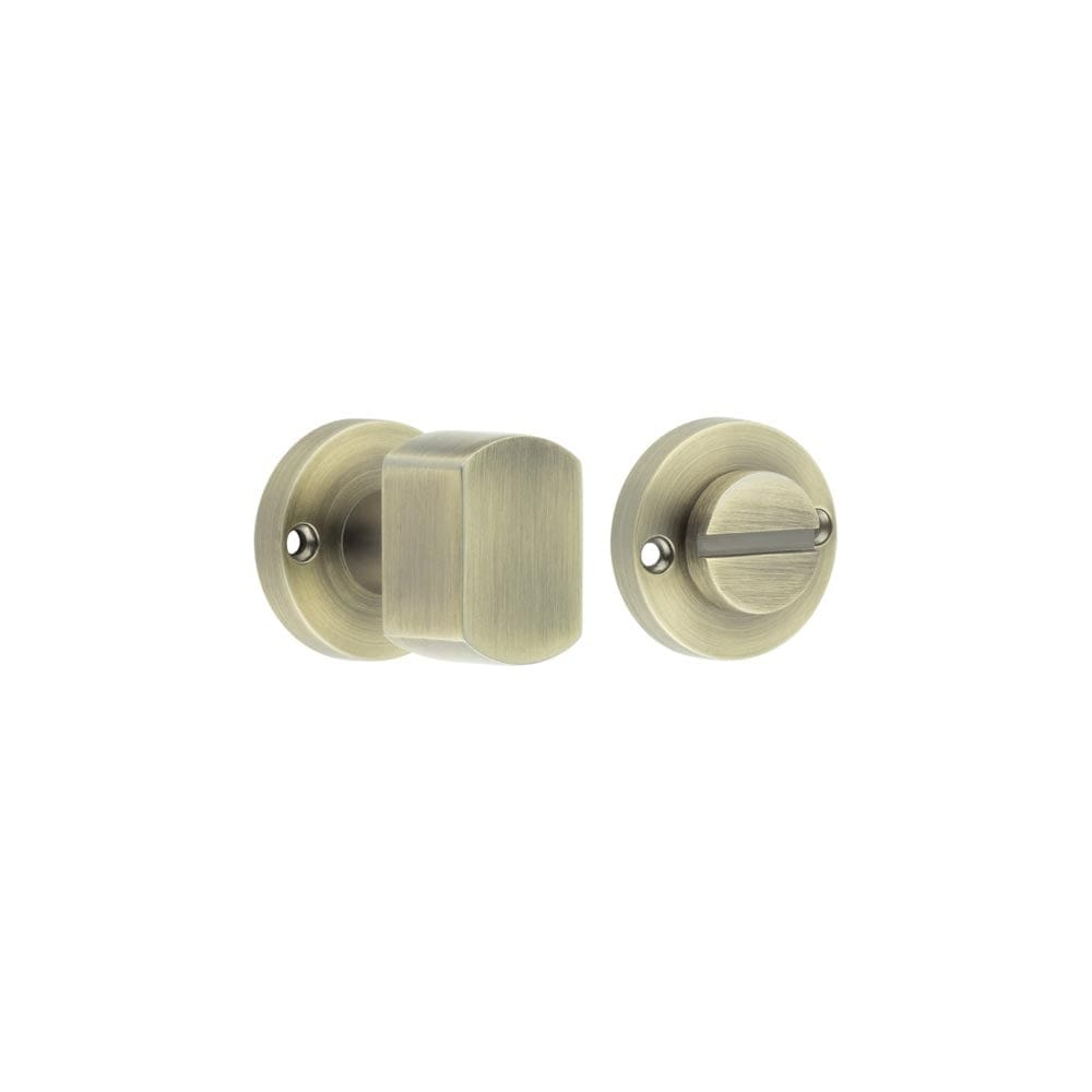 Frelan Hardware Door Furniture Antique Brass / No Frelan - Bathroom Turn & Release - Antique Brass