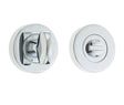 Frelan Hardware Door Furniture Polished Chrome / No Frelan - Bathroom Turn & Release without Indicator - Polished Chrome