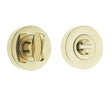 Frelan Hardware Door Furniture PVD Brass / No Frelan - Bathroom Turn & Release without Indicator - PVD Brass