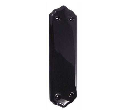Frelan Hardware Door Furniture Black / Finger Plates / 380 x 75mm Frelan - Black Finger Plate 380 x 75mm