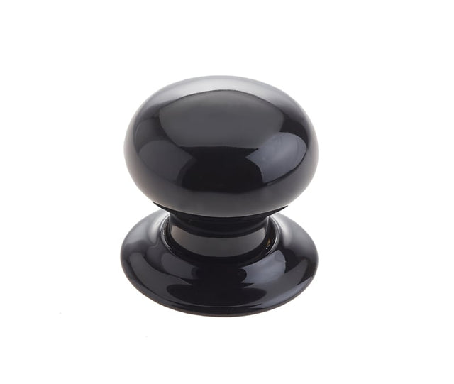 Frelan Hardware Door Furniture Black / Mortice Knobs Frelan - Black Porcelain Unsprung Mortice Knobs