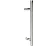 Frelan Hardware Door Furniture Satin Stainless Steel / Pull Handles (Bolt Through) Frelan - Bolt Through Guardsman Pull Handle 325x19mm (225mm Centres) - Grade 304