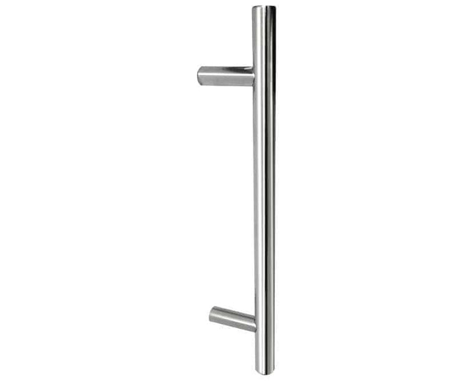 Frelan Hardware Door Furniture Satin Stainless Steel / Pull Handles (Bolt Through) Frelan - Bolt Through Guardsman Pull Handle 325x19mm (225mm Centres) - Grade 304