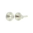 Frelan Hardware Door Furniture Satin Nickel Frelan - Burlington Easy Turn & Release Reeded Rose Satin Nickel