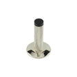 Frelan Hardware Door Furniture Polished Nickel Frelan - Burlington Knurled Wall Mounted Door Stop Chamfered Rose Polished Nickel