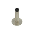 Frelan Hardware Door Furniture Satin Nickel Frelan - Burlington Knurled Wall Mounted Door Stop Knurled Rose Satin Nickel