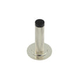 Frelan Hardware Door Furniture Polished Nickel Frelan - Burlington Knurled Wall Mounted Door Stop Stepped Rose Polished Nickel