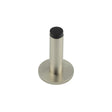 Frelan Hardware Door Furniture Satin Nickel Frelan - Burlington Plain Wall Mounted Door Stops Knurled Rose Satin Nickel