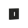 Frelan Hardware Door Furniture Black Frelan - Burlington Standard Keyway Escutcheons Square Plain Black