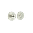 Frelan Hardware Door Furniture Satin Nickel Frelan - Burlington Turns & Releases Inner 1 Knurled Rose Satin Nickel