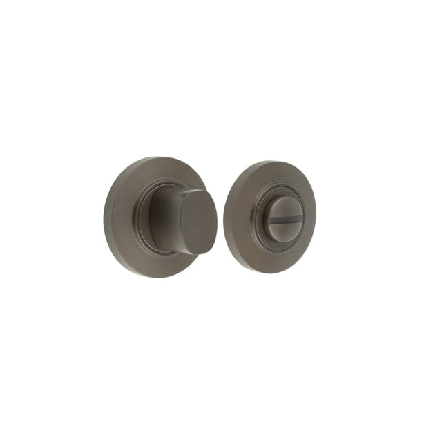 Frelan Hardware Door Furniture Dark Bronze Frelan - Burlington Turns & Releases Inner 3 Chamfered Rose Dark Bronze