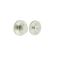 Frelan Hardware Door Furniture Satin Nickel Frelan - Burlington Turns & Releases Inner 3 Knurled Rose Satin Nickel