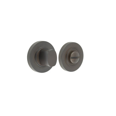 Frelan Hardware Door Furniture Dark Bronze Frelan - Burlington Turns & Releases Inner 3 Plain Rose Dark Bronze
