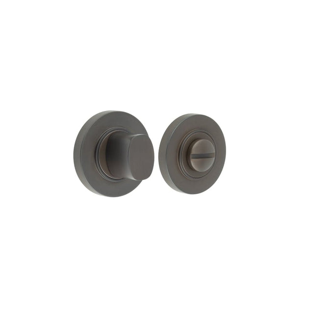 Frelan Hardware Door Furniture Dark Bronze Frelan - Burlington Turns & Releases Inner 3 Plain Rose Dark Bronze