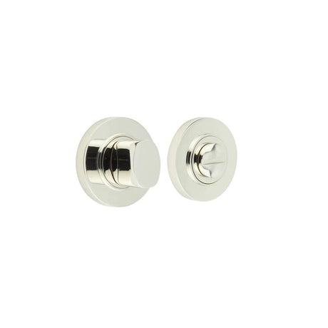Frelan Hardware Door Furniture Polished Nickel Frelan - Burlington Turns & Releases Inner 3 Plain Rose Polished Nickel