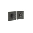 Frelan Hardware Door Furniture Dark Bronze Frelan - Burlington Turns & Releases Inner 3 Square Stepped Rose Dark Bronze