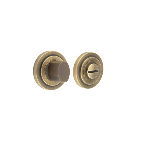Frelan Hardware Door Furniture Antique Brass Frelan - Burlington Turns & Releases Inner 3 Stepped Rose Antique Brass