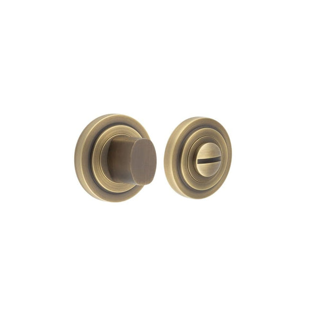 Frelan Hardware Door Furniture Antique Brass Frelan - Burlington Turns & Releases Inner 3 Stepped Rose Antique Brass