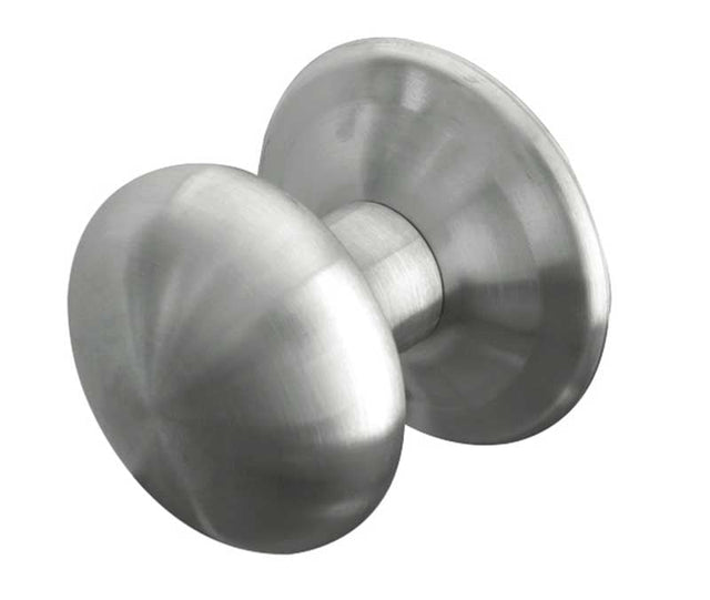 Frelan Hardware Door Furniture Satin Stainless Steel / Round Centre Door Knob Frelan - Centre Door Knob - Grade 304 Satin Stainless Steel