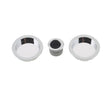 Frelan Hardware Door Furniture Polished Chrome / Flush Pull / Round Frelan - CIRCULAR FLUSH PULL KIT PC