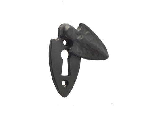 Frelan Hardware Door Furniture Antique Black / Mortice Key Profile Escutcheons Frelan - Covered Standard Shield Escutcheon - Antique Black