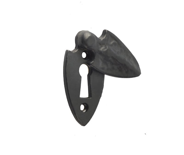 Frelan Hardware Door Furniture Antique Black / Mortice Key Profile Escutcheons Frelan - Covered Standard Shield Escutcheon - Antique Black