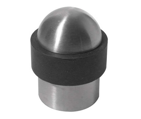 Frelan Hardware Door Furniture Satin Stainless Steel / Floor Door Stop Frelan - Dome Top Door Stop - Grade 304 Satin Stainless Steel