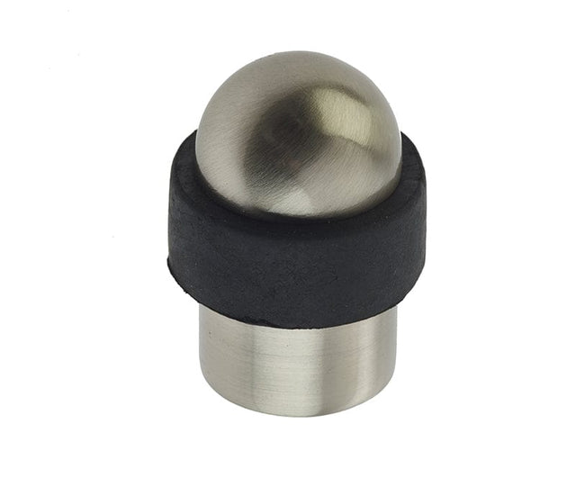 Frelan Hardware Door Furniture Satin Nickel / Floor Door Stop Frelan - Dome Topped Floor Mounted Door Stop - Satin Nickel