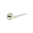 Frelan Hardware Door Furniture Polished Nickel Frelan - Fitzrovia Door Handles Knurled Rose Polished Nickel